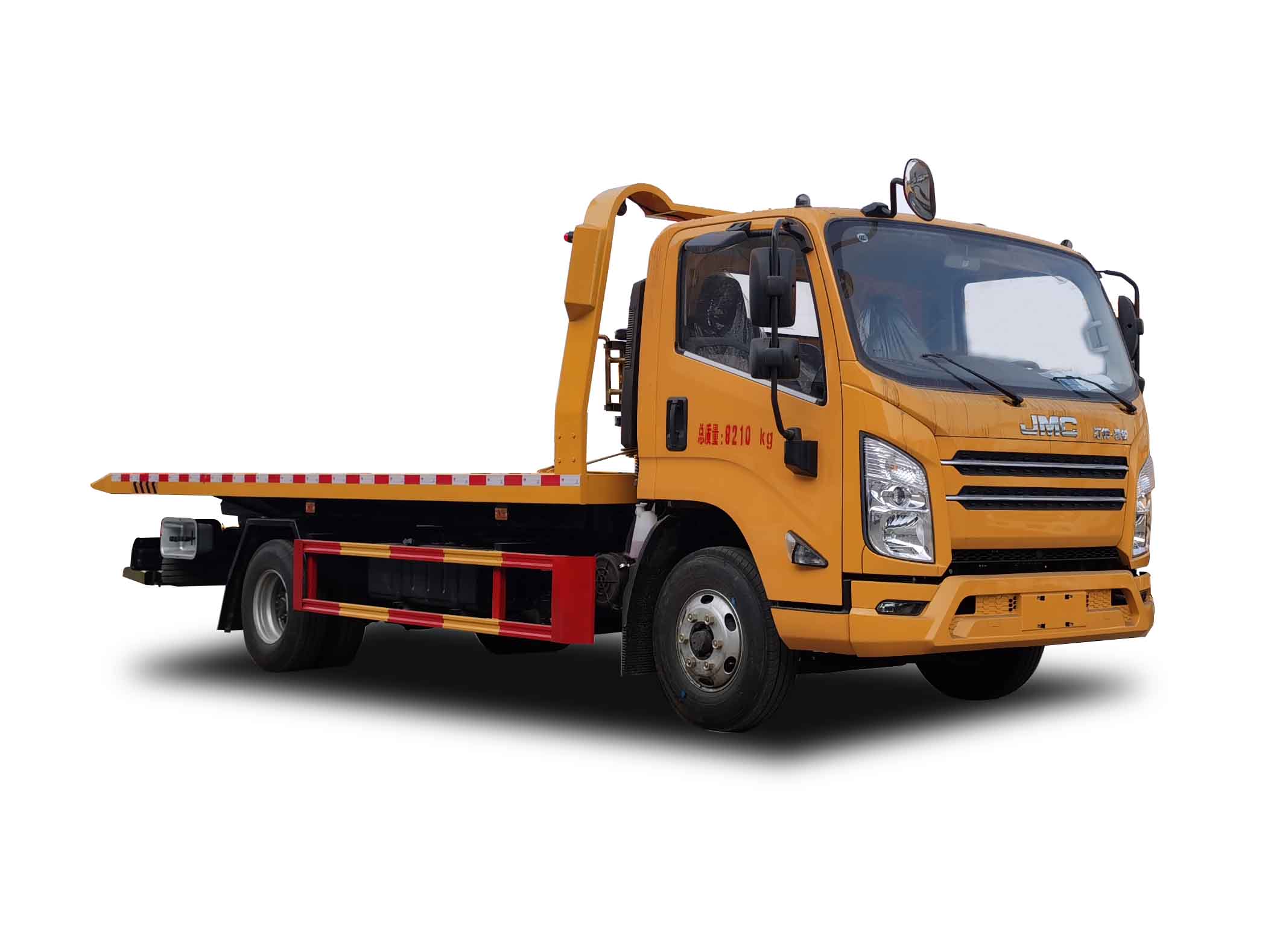 國六江鈴凱銳一拖二平板清障車