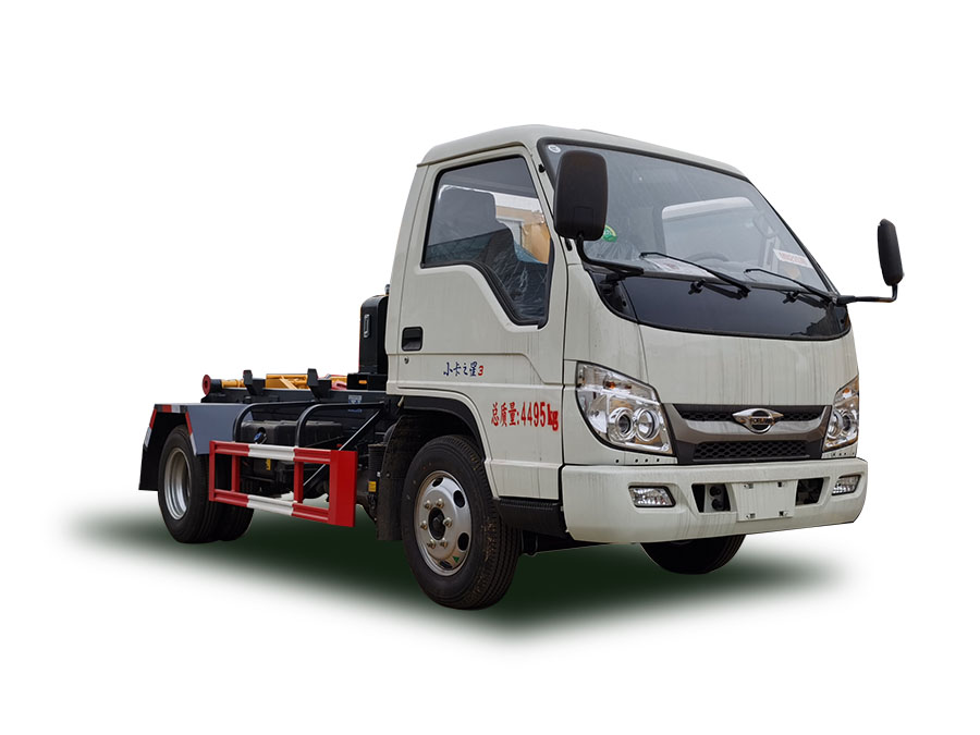 福田小卡(4方)車(chē)廂可卸式垃圾車(chē)