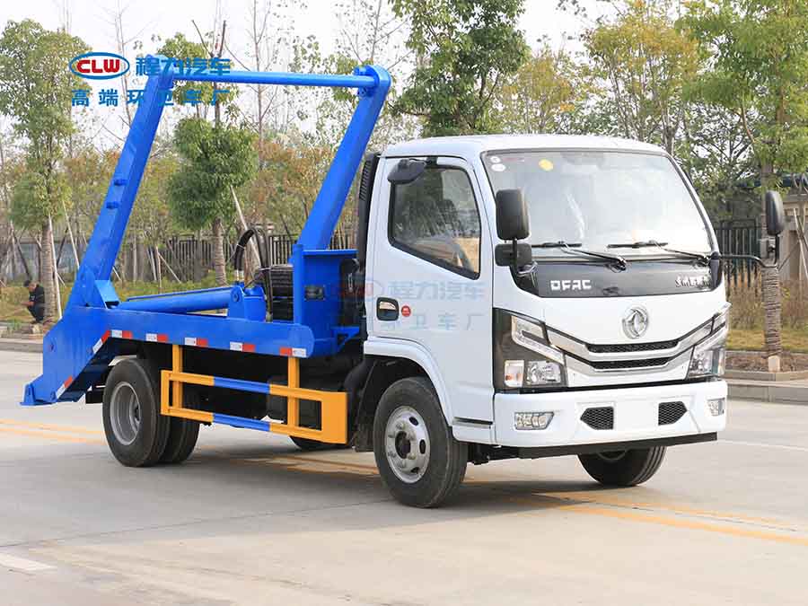 東風(fēng)多利卡4方擺臂式垃圾車
