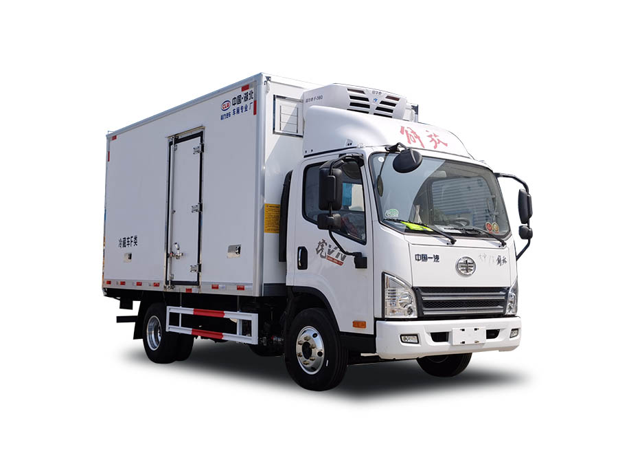 國6解放虎V藍(lán)牌4.2米冷藏車