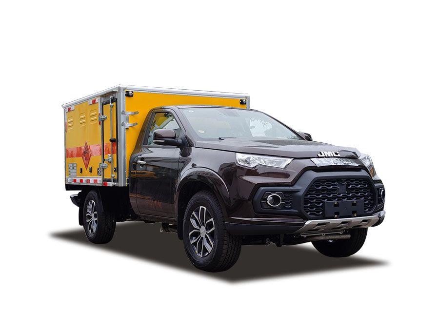 國6江鈴域虎7皮卡爆破器材運(yùn)輸車